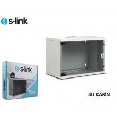 S-link 4U Soho Rack Kabin 19 inc W 530mm D 400mm