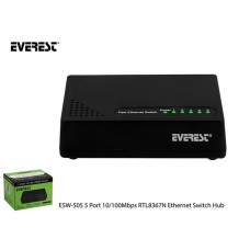 Everest ESW-505 5 Port 10-100-1000Mps Ethernet Gibabit Switch Hub