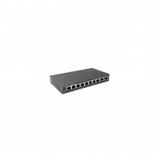 Ruijie Reyee RG-ES110D-P 10 Portlu, 10/100 Fast Ethernet, Tak Çalıştır Switch, 2 Gigabit Uplink, 8 Port PoE+ (110W)