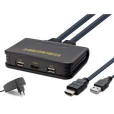 HADRON HDX1271(248)KVM SWITCH HDMI USB PORT