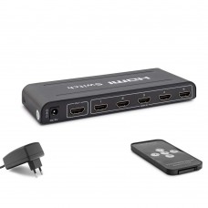 HADRON HN240 SWITCH HDMI 5 PORT 5 IN 1 OUT